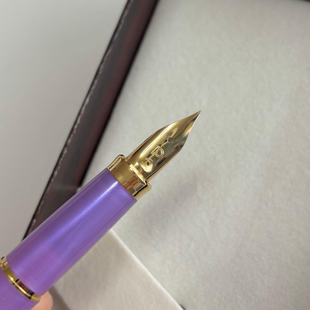 プラチナ万年筆 ミスティックパープル、細字F