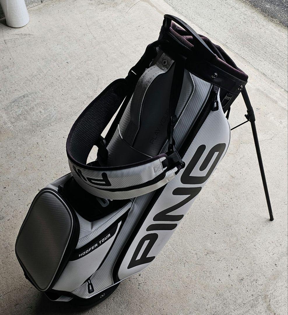 PING HOOPER TOUR キャディバッグ ホワイト9.５型
