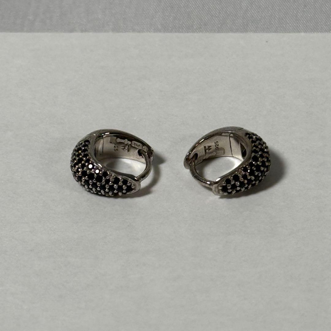 【定価4.8万】TOM WOOD Ice Huggie Pave ピアス M