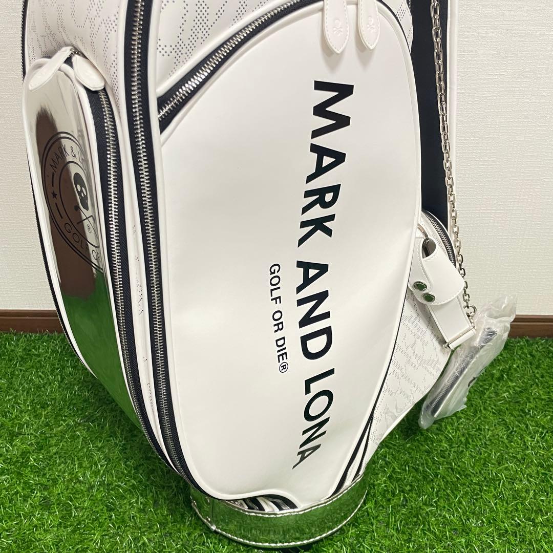 希少 未使用 マークアンドロナ キャディバッグ 11columns モノグラム
