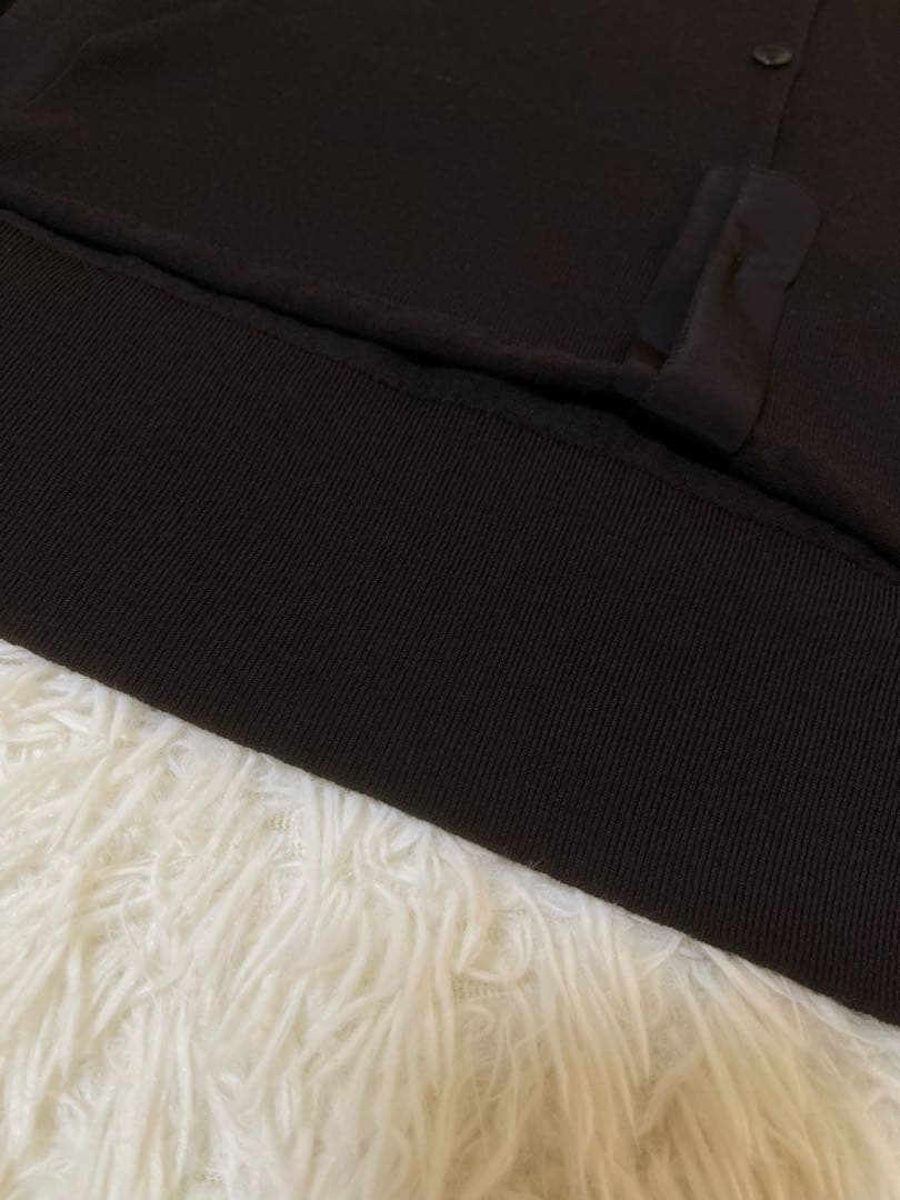 JOHN SMEDLEY　ウール100％　クルーネック長袖ニットカーディガン