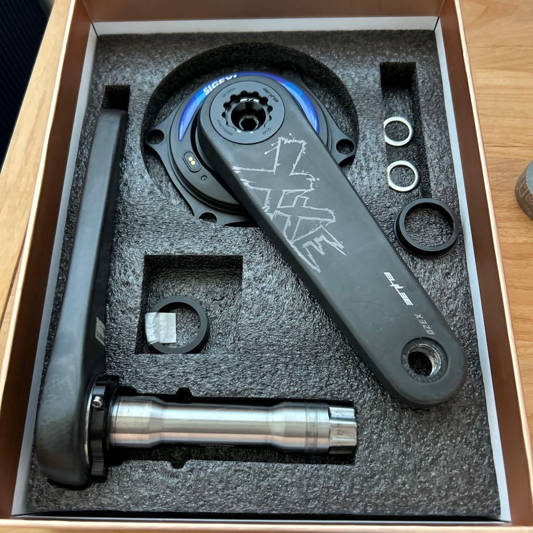 ELILEEカーボンクランクX320 155mm (シゲイパワメ付き)