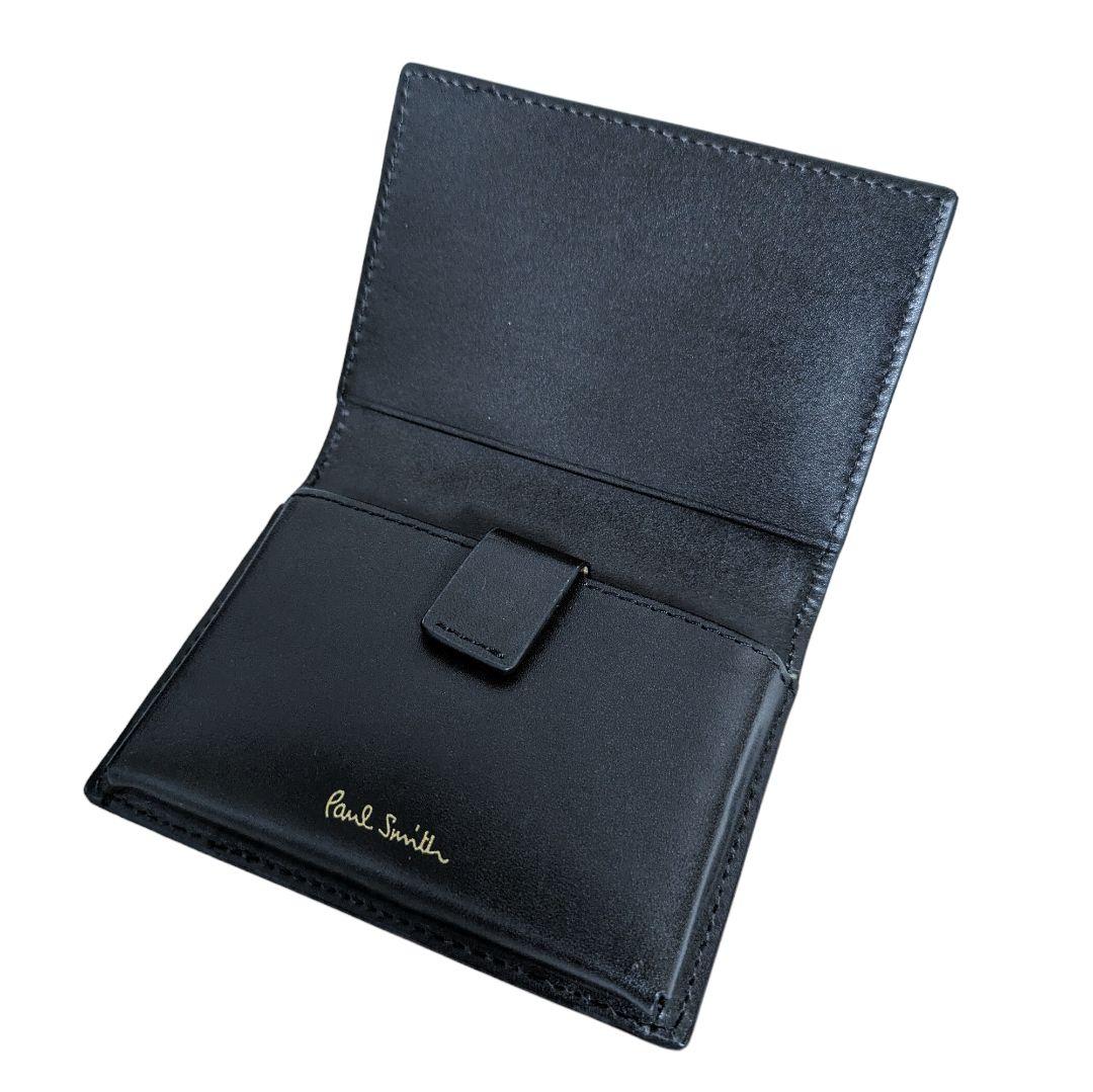 新品 ポールスミス 名刺入れ カードケース クラシックウォレット ブラック