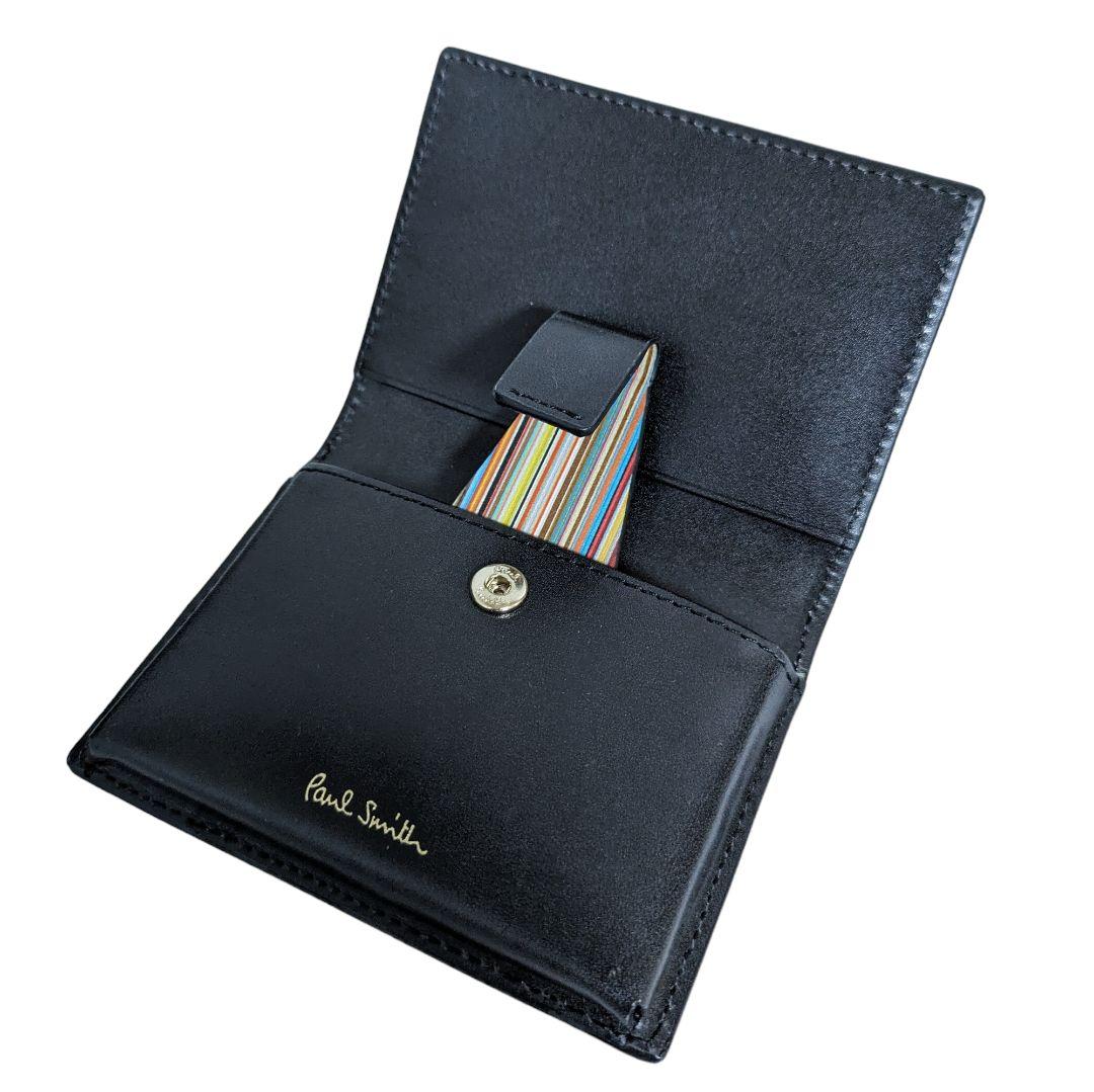 新品 ポールスミス 名刺入れ カードケース クラシックウォレット ブラック