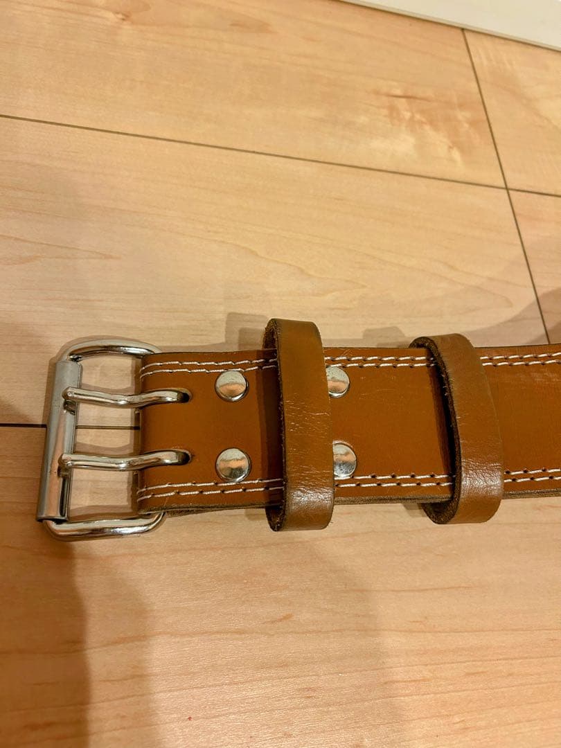 ゴールドジム　プロレザーベルト　パワーベルト　Sサイズ　GOLD'S GYM