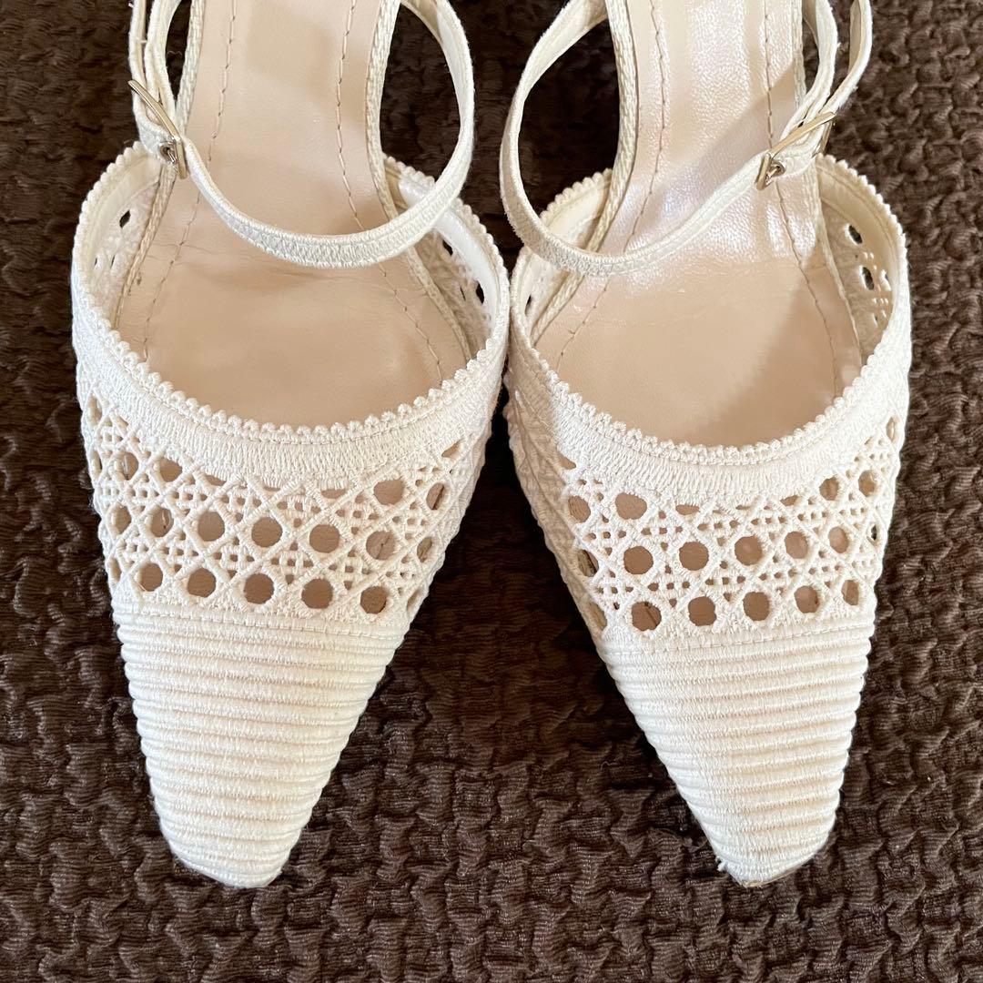 Christian Dior クリスチャンディオールベージュ✨サンダル 36.5