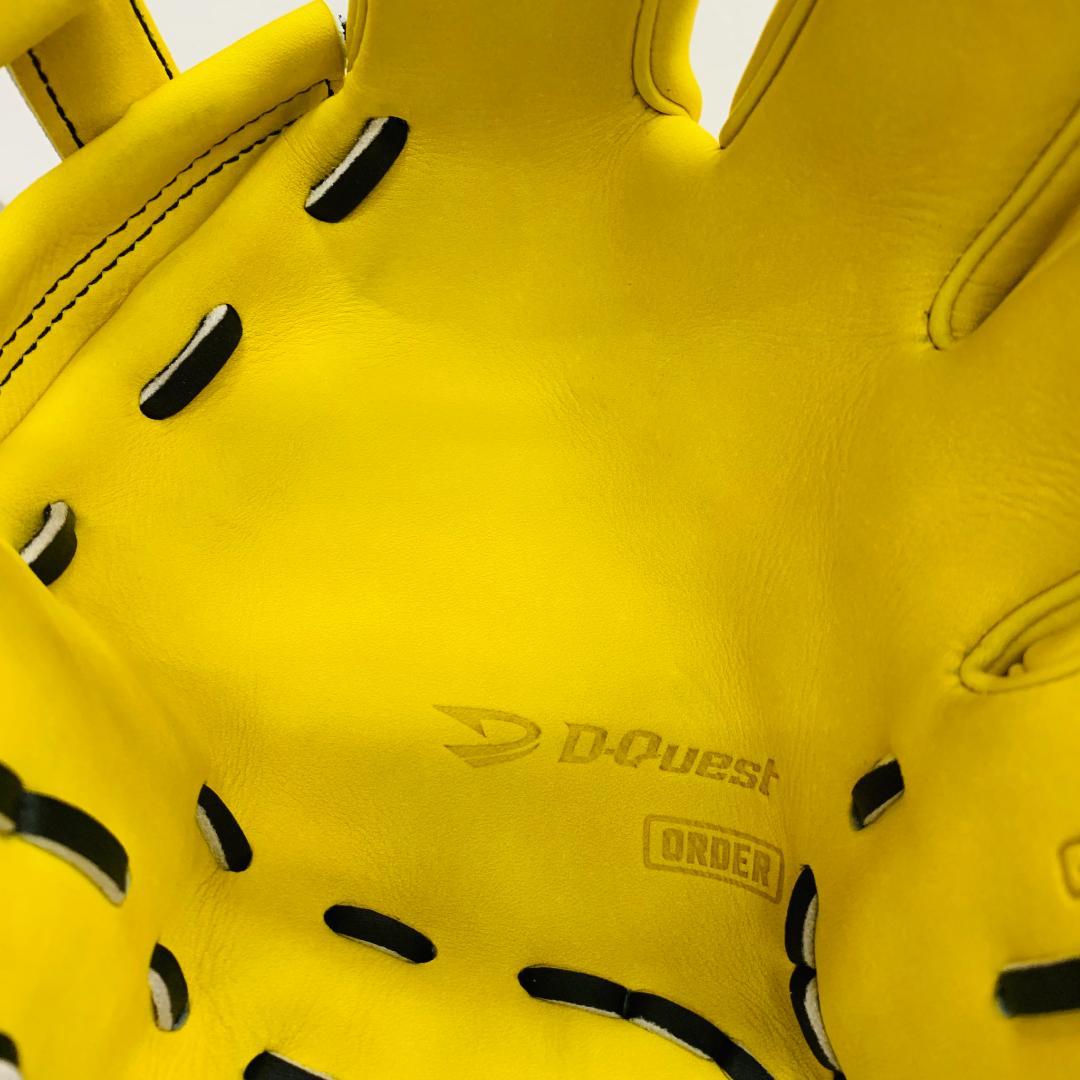 ディークエスト　オリジナルオーダーモデル　硬式　外野手用　高校野球対応　型付け済