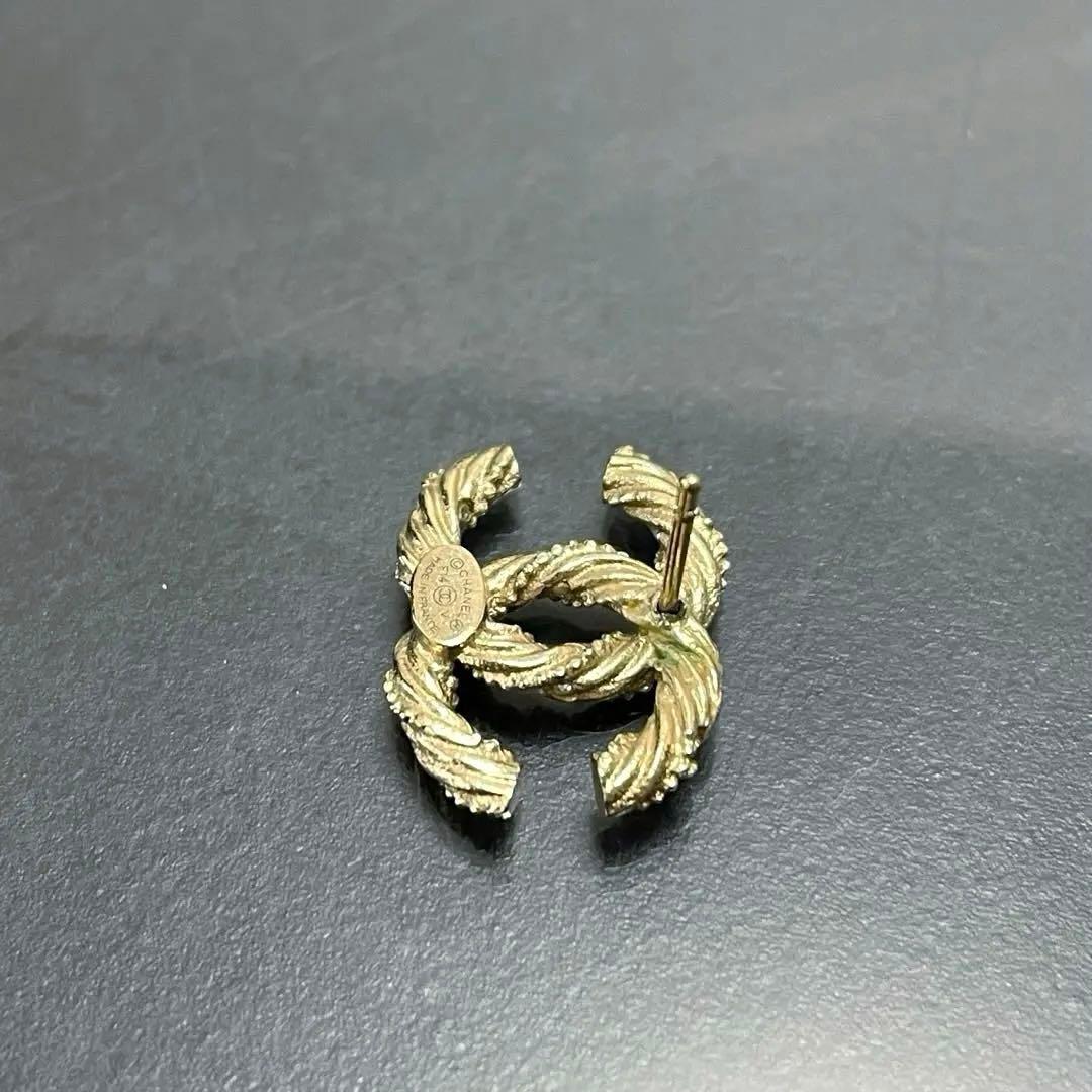 CHANEL/シャネル/ピアス/片耳/ゴールド/ねじれ/ヴィンテージ