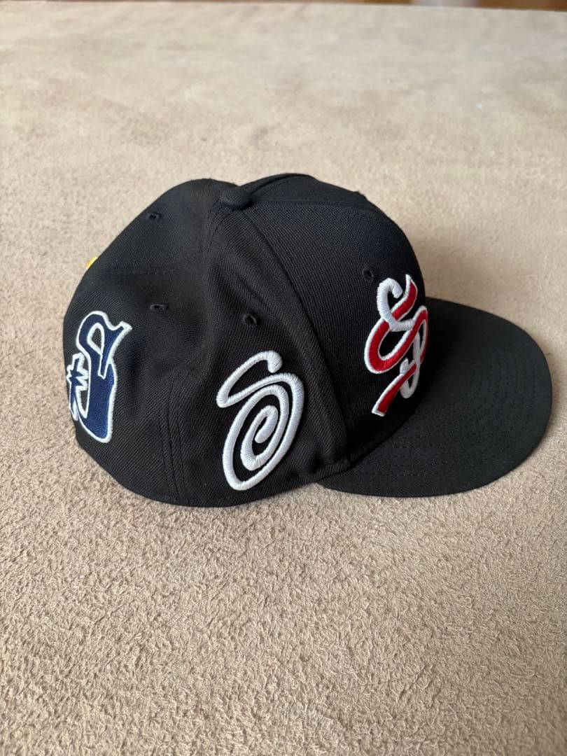 STUSSY ステューシー NEWERA ニューエラ コラボキャップ 7 5/8