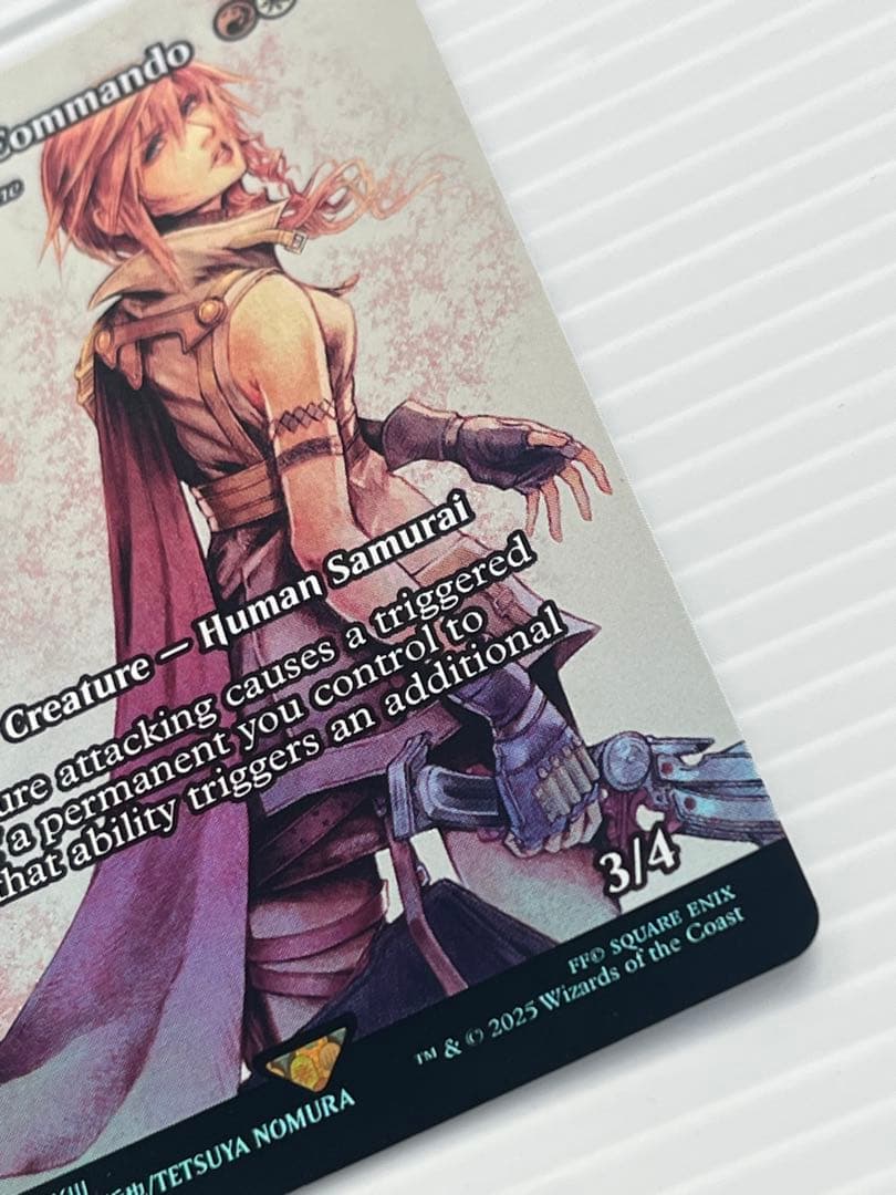 MTG　FF　孤高の戦士、ライトニング　ショーケースfoil