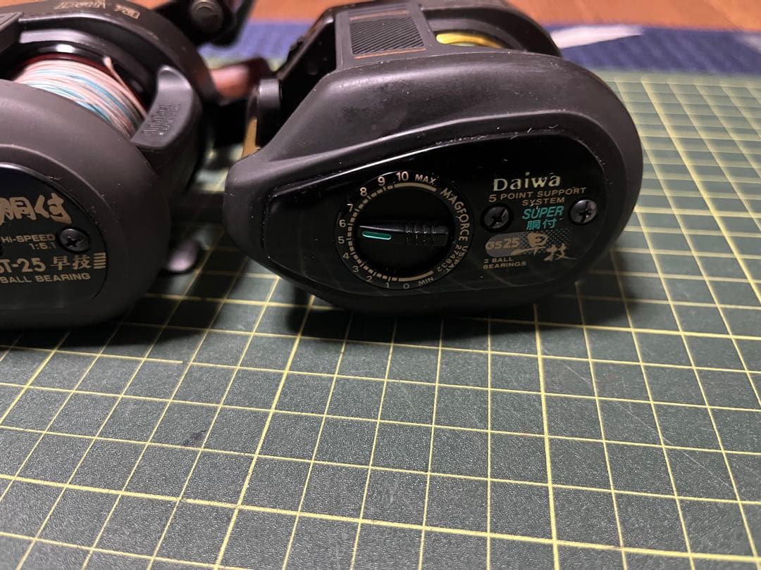 ダイワ　スーパー胴付ST-25 早技&スーパー同付GS25早技　メンテ済み　日本