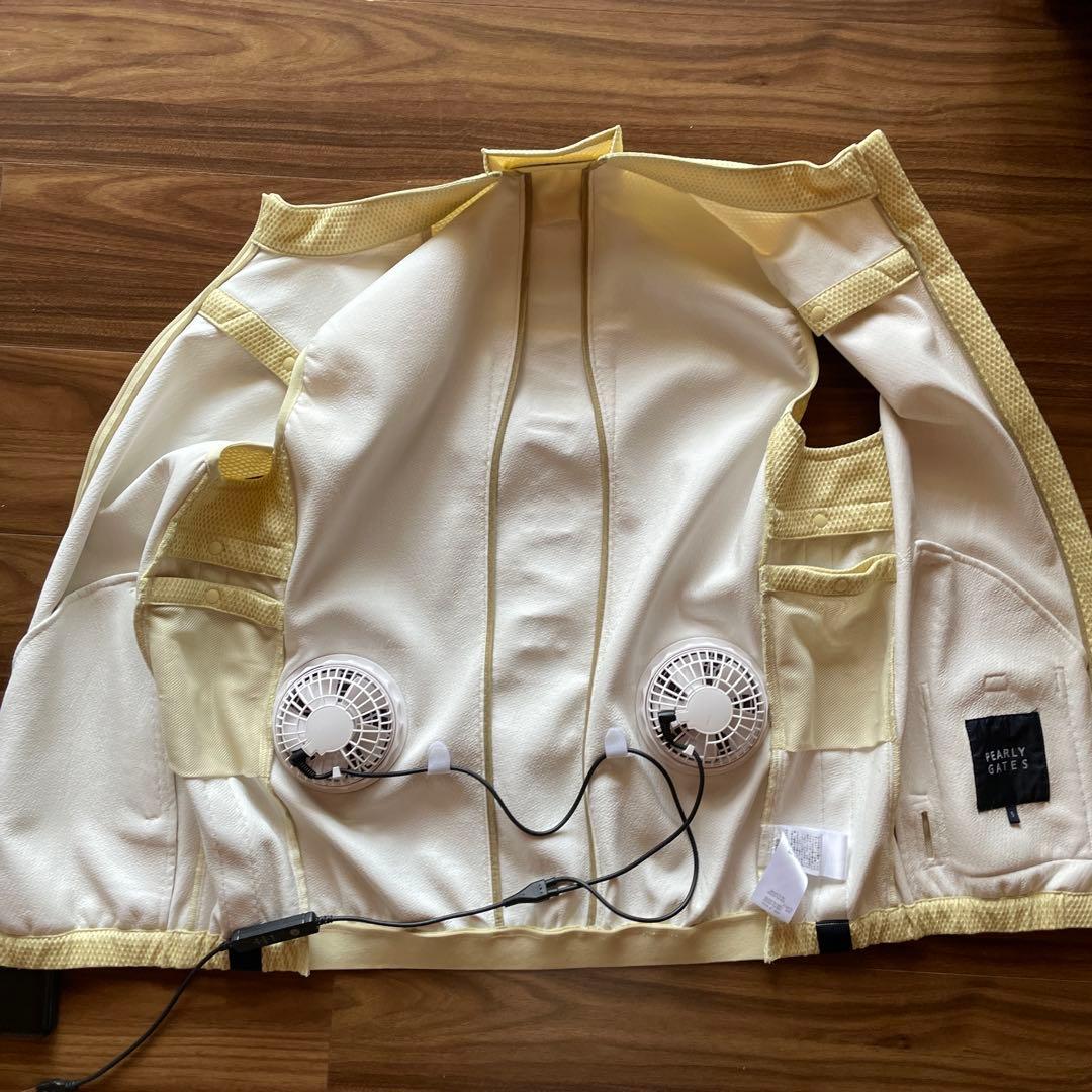 PEARLY GATES メッシュファン付きベスト Lサイズ