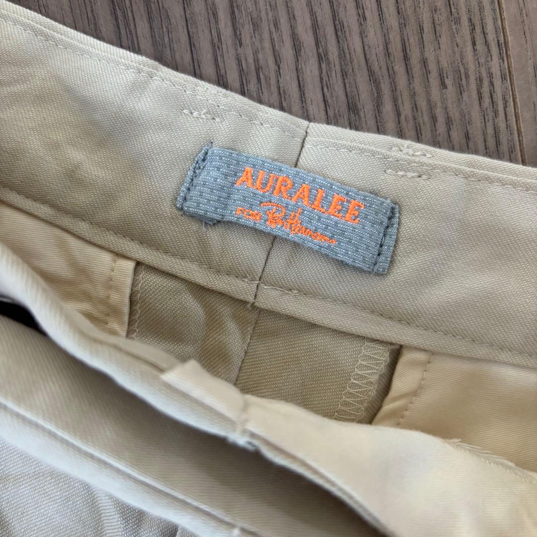 【美品】AURALEEのRonherman別注パンツ（定価5万）