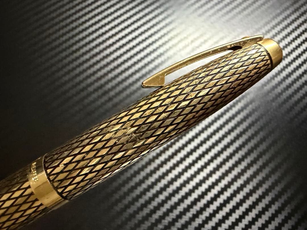 極美品 シェーファー インペリアル ゴールド 万年筆 EF 極細字