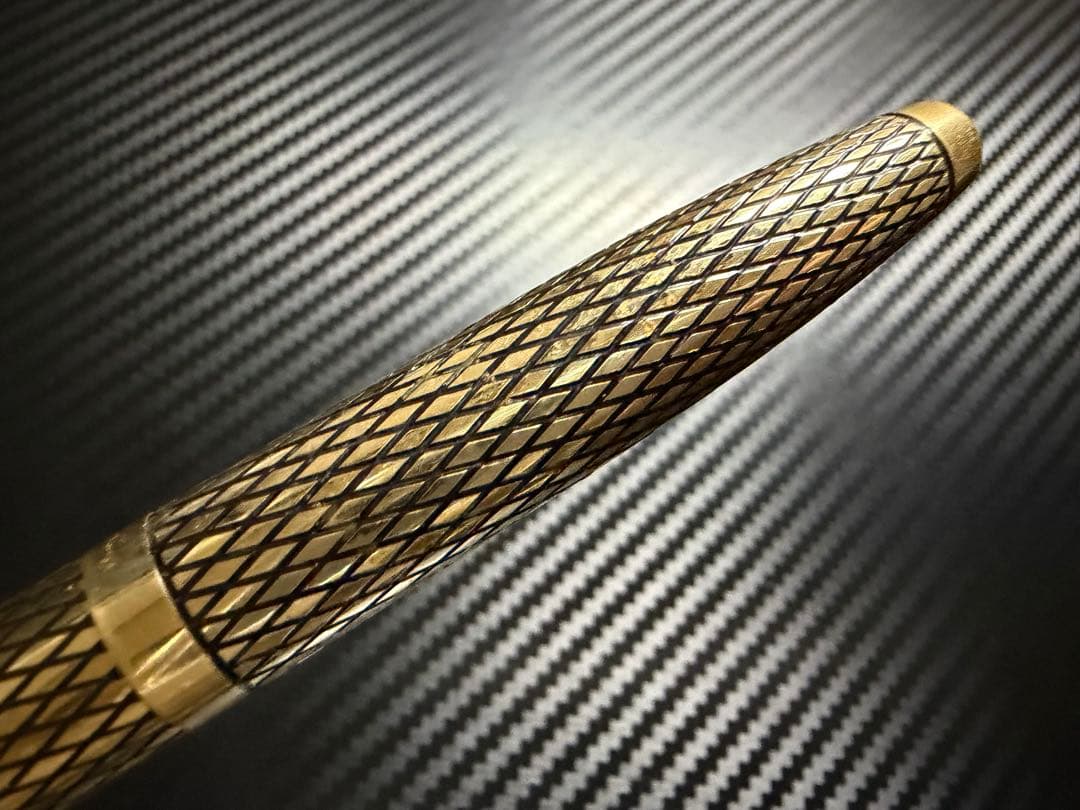 極美品 シェーファー インペリアル ゴールド 万年筆 EF 極細字