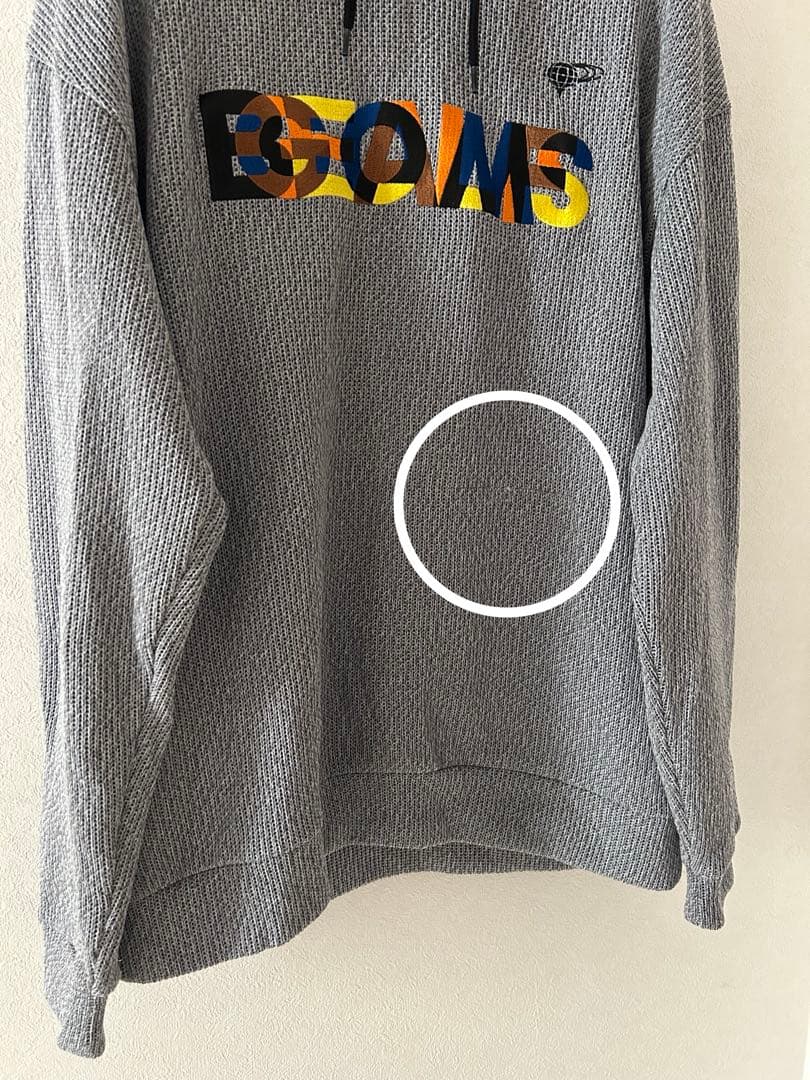 ビームスゴルフ　BEAMSGOLF ニット風 レイヤード パーカー　美品　訳あり