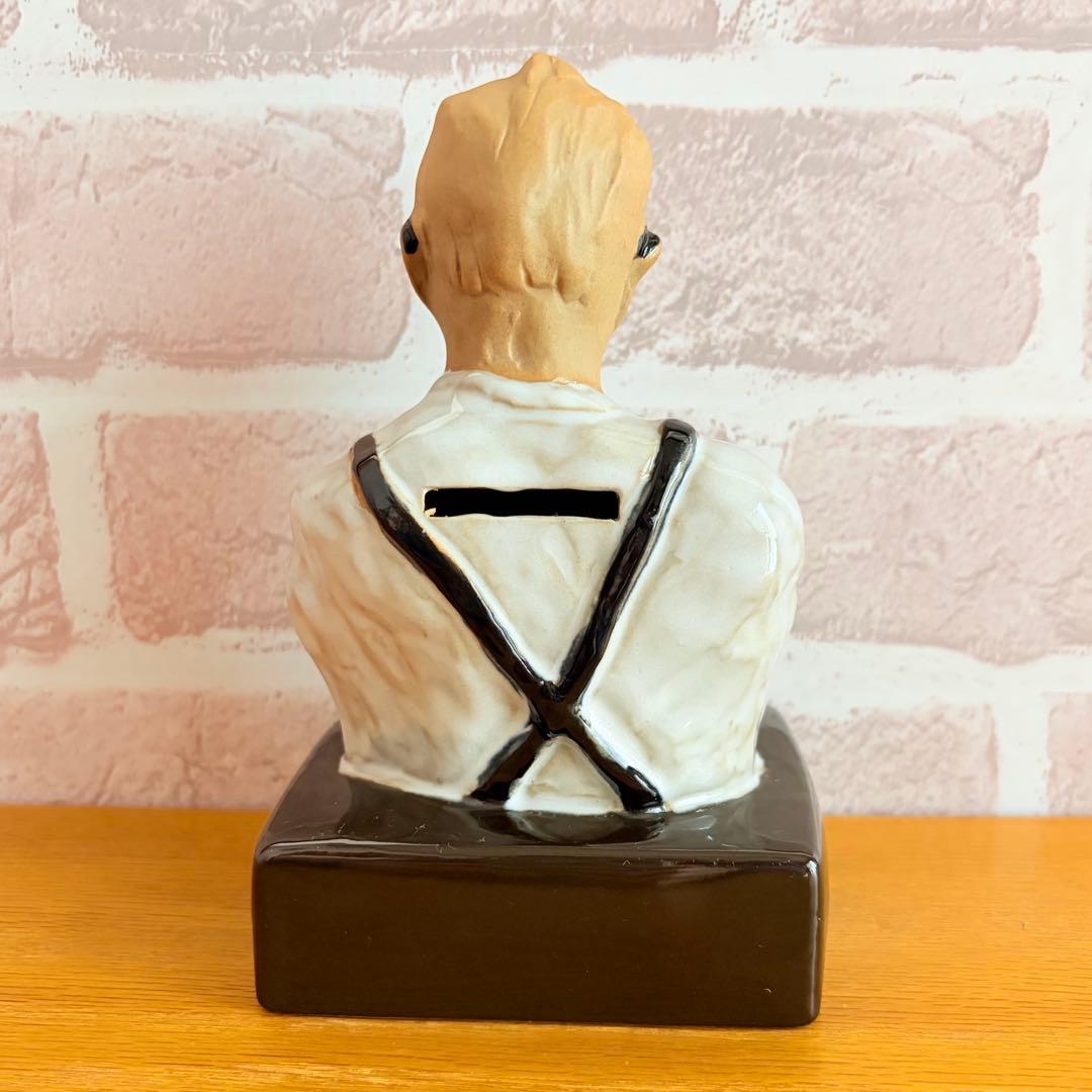 昭和レトロ 加藤工芸 ヴィンテージ 陶器製貯金箱 置物GOOD-OLD-DAYS