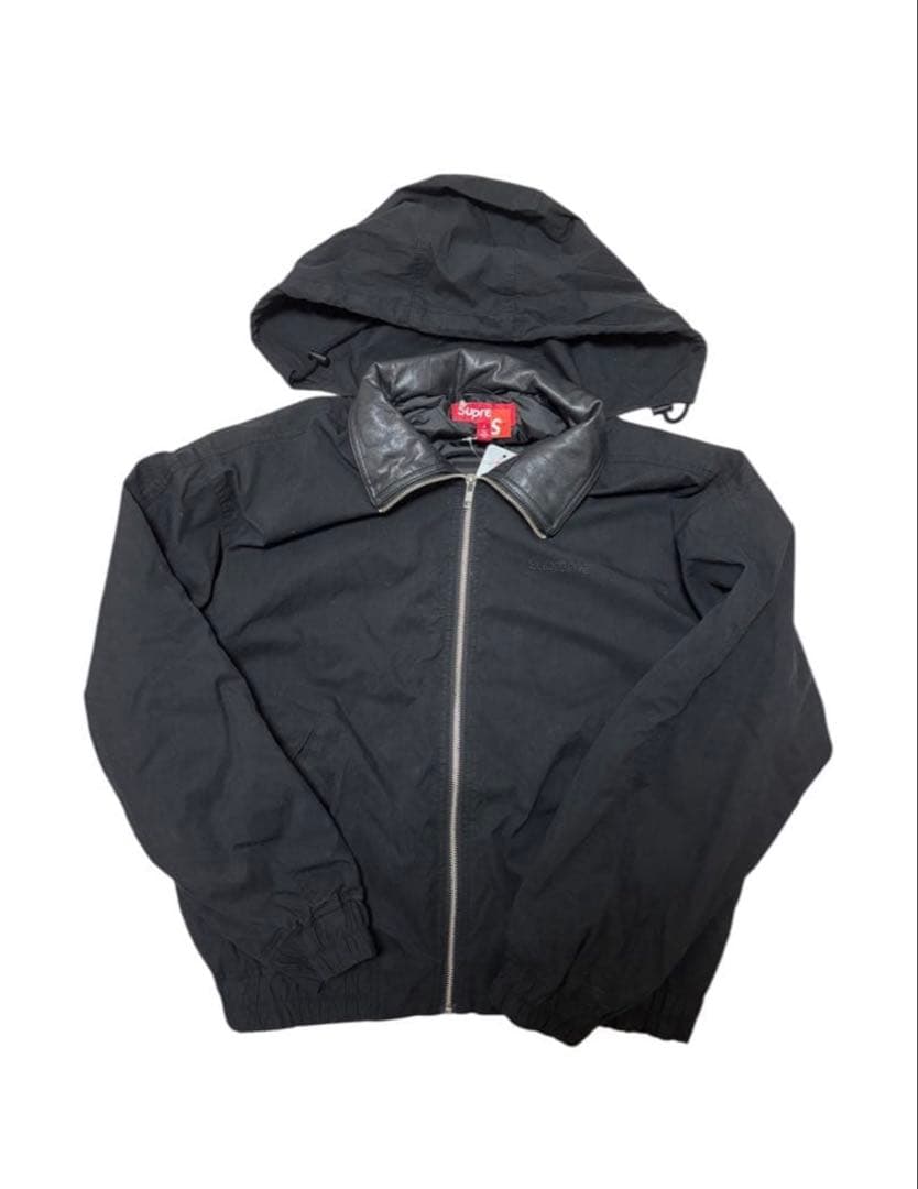 ジャケット・アウター Supreme Leather Collar Utility Jacket S