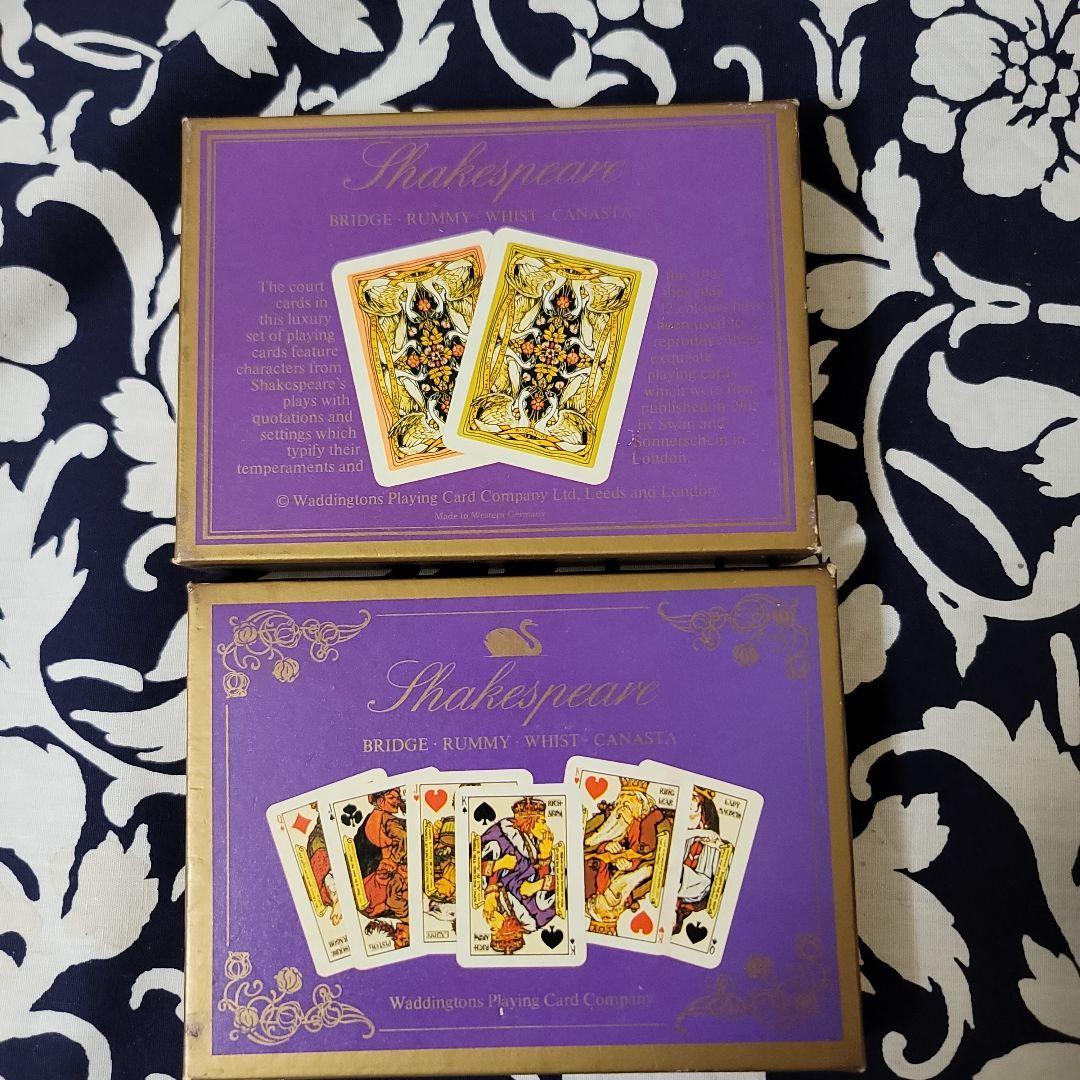 【クラシカルな絶版トランプ】 シェイクスピア ダブル