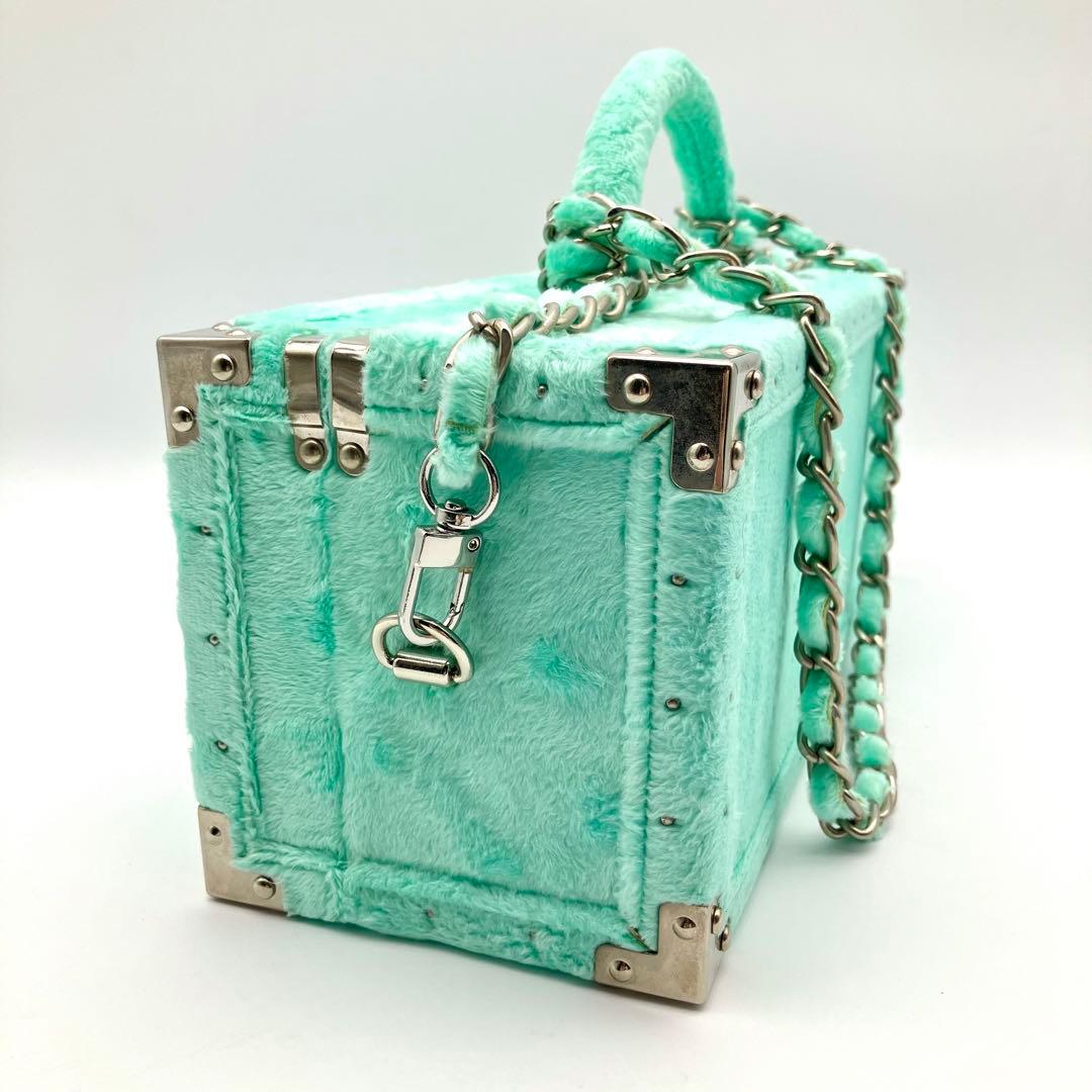 エンジェル シャンパン ドゥミセック ロゼ サマー グリーン ファー 箱付き