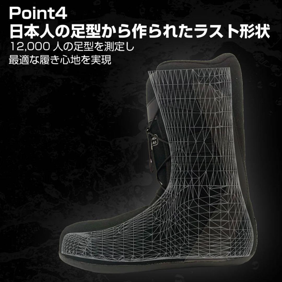 ケース付き‼️kissmark KM イーガー 25cmレディース スノボブーツ