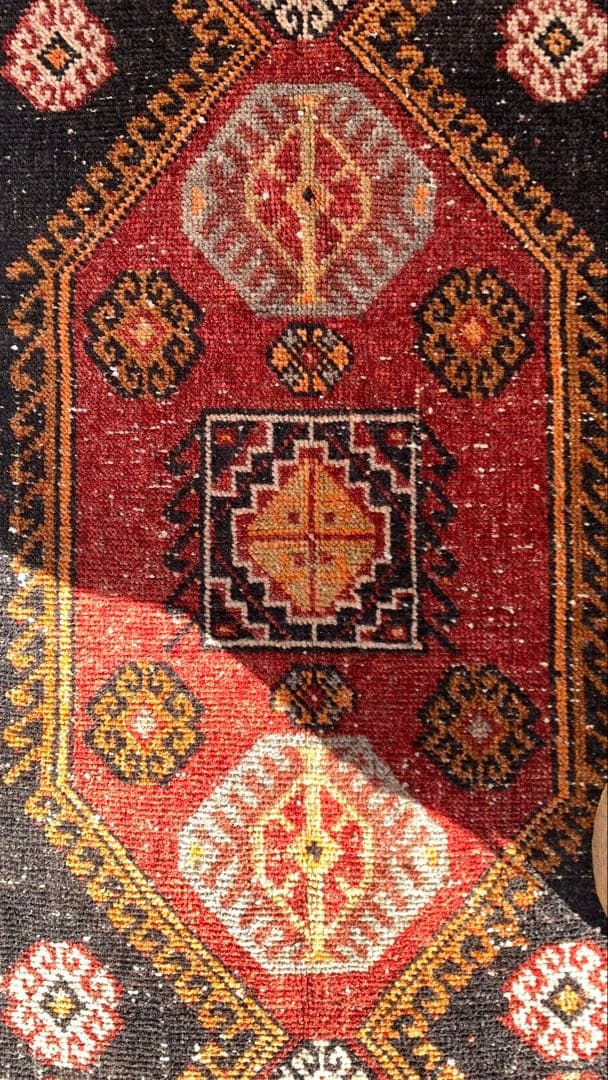 48×93 “Paper balloons” ViNTAGE RUG