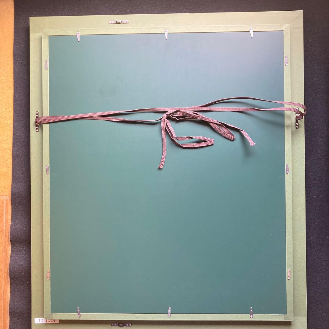 ￼クロード　モネ「散歩　日傘をさす女性」額77×66絵60.6×50cm模写作品