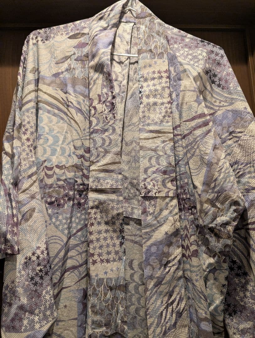 フリーサイズ 金子みすゞ 波の子守唄　浴衣