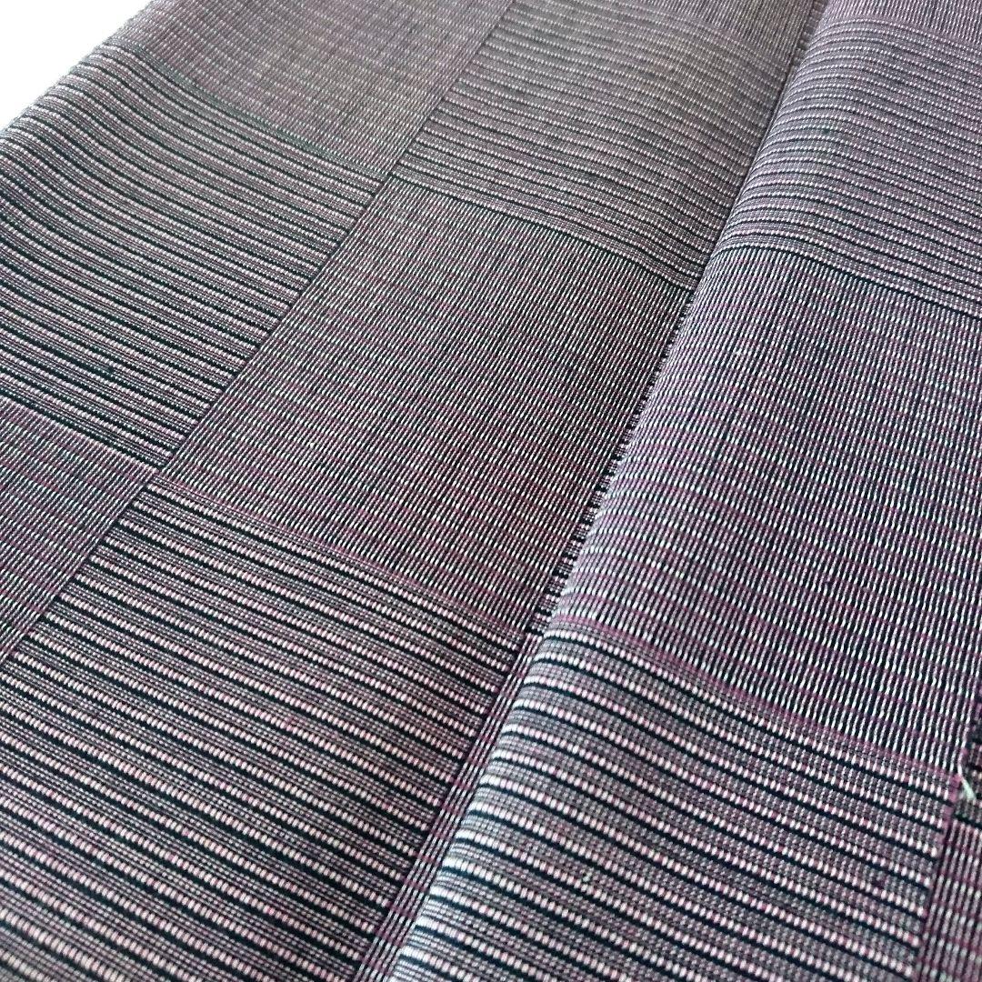 1458★しじら織 正藍染 徳島県 無形文化財 反物