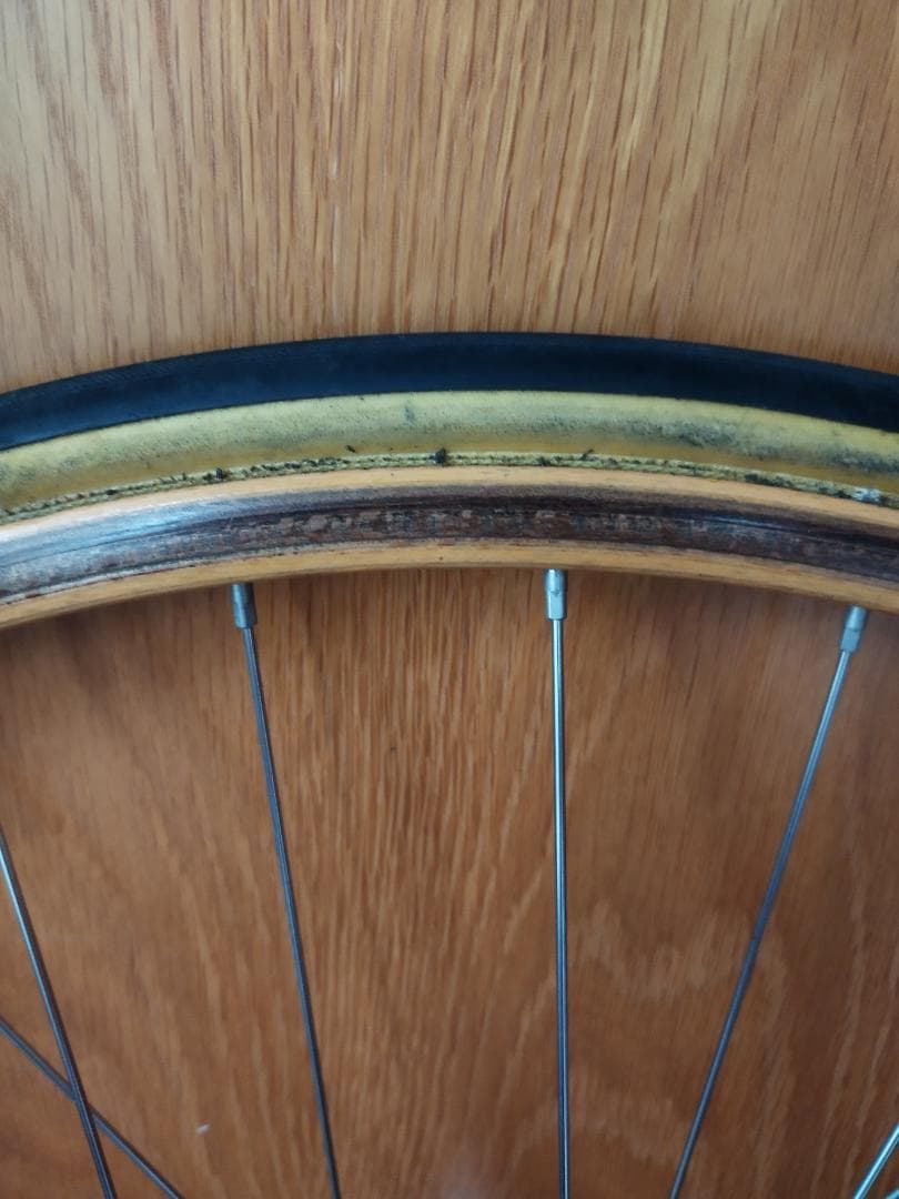 アマンダ　ギッザロ　木リム　フロントホイール　ブルベ