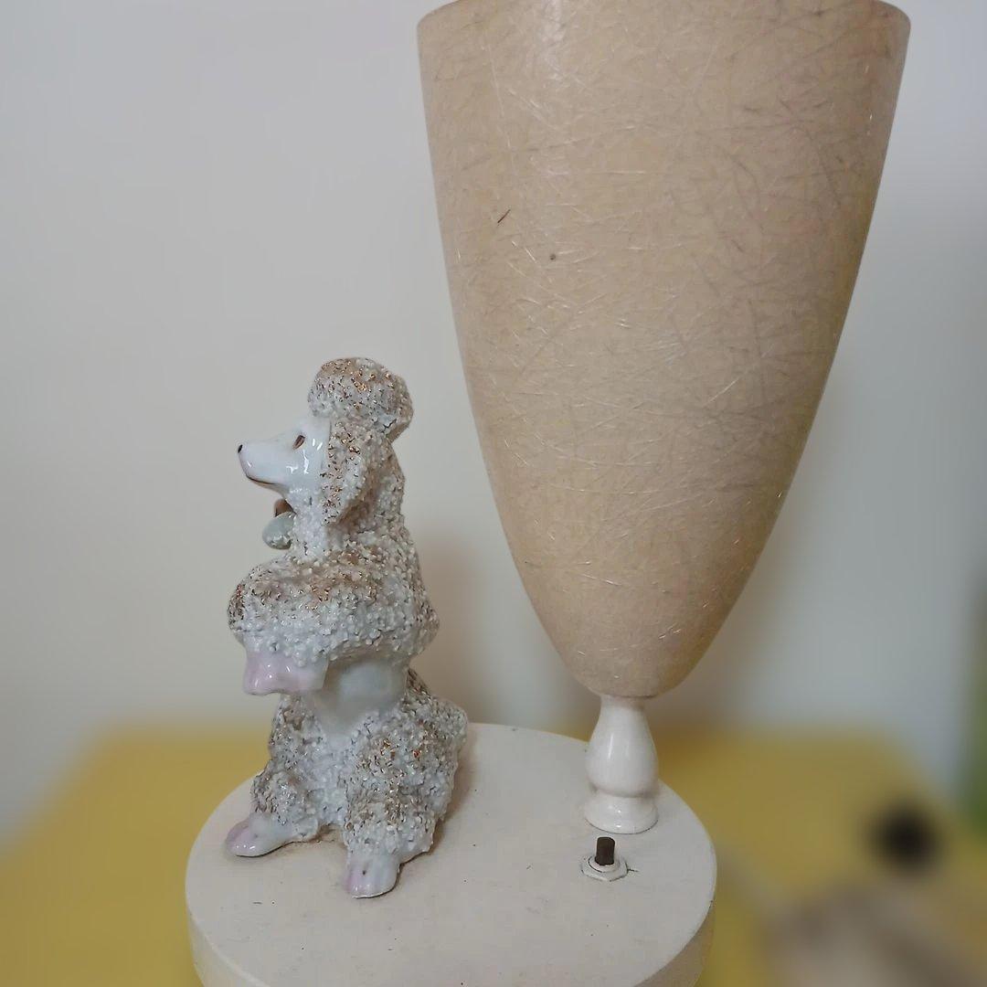 プードルルームライト　ヴィンテージ　昭和レトロ