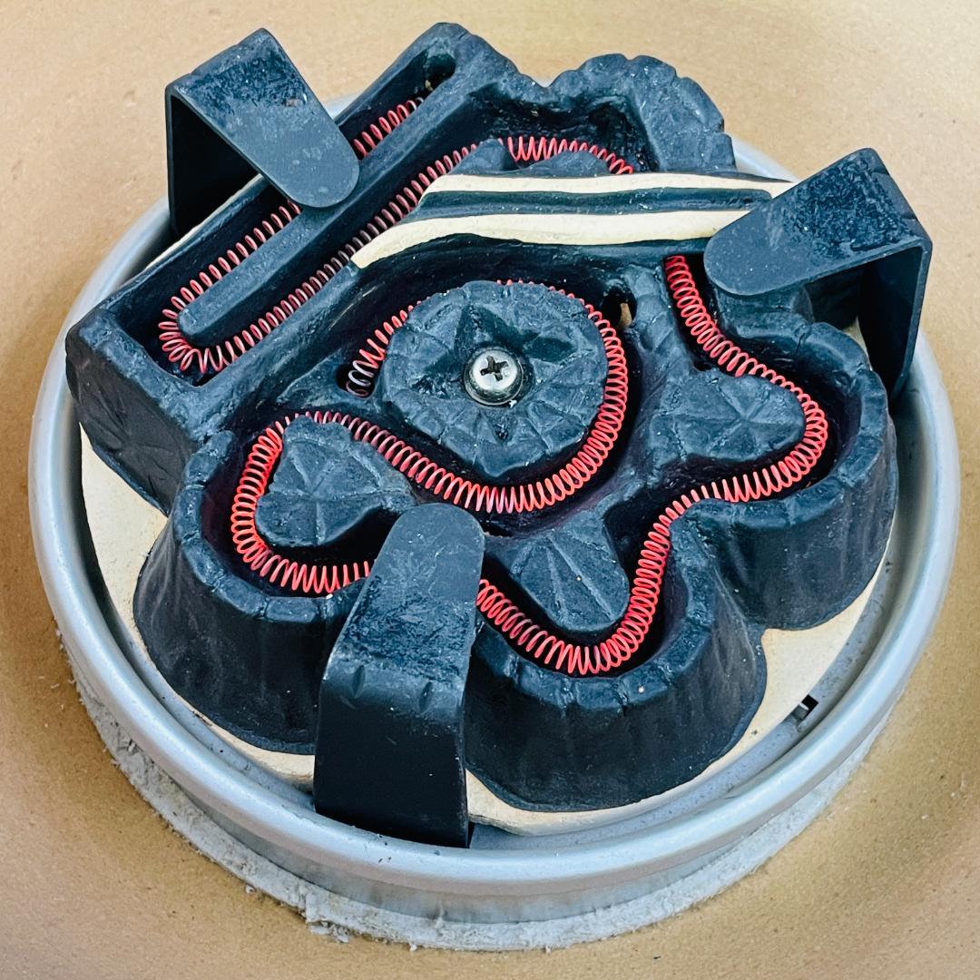 野々田式 電熱式風炉 茶道具 風炉 電熱器付き 動作確認済 R8SC36