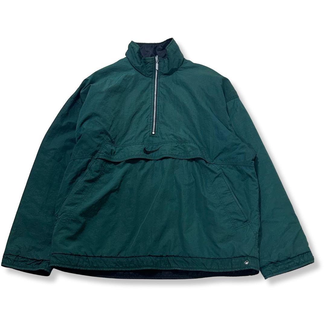 90s NIKE キルティング ナイロンジャケット リバーシブル　銀タグ