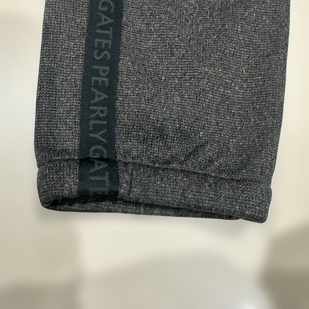 PEARLY GATES グレー パンツ サイズ4 冬用(微裏起毛)