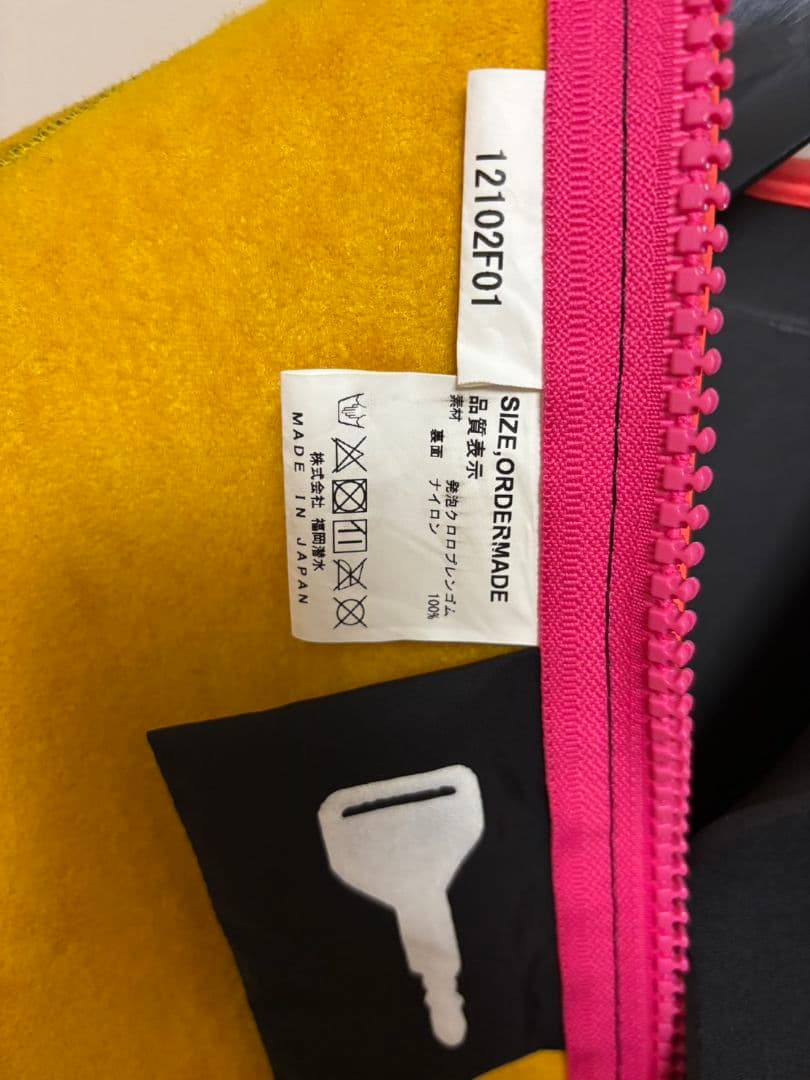 沖縄潜水オーダーメイドレディースセミドライウェットスーツ ブラック