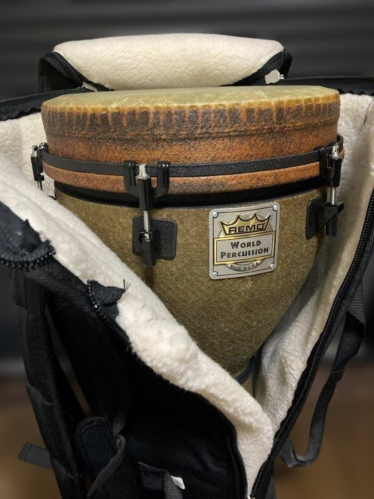 ジャンベ【REMO】サイズ約31センチ×約62センチ／ソフトケース付