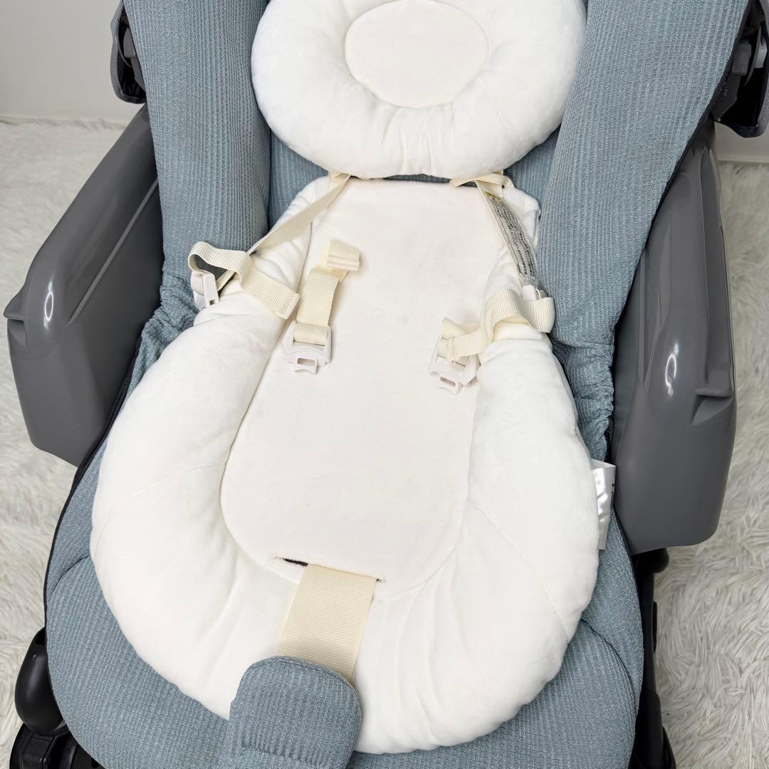 極美品 Combi ネムリラ BEDi Long ハイローチェア スリープシェル