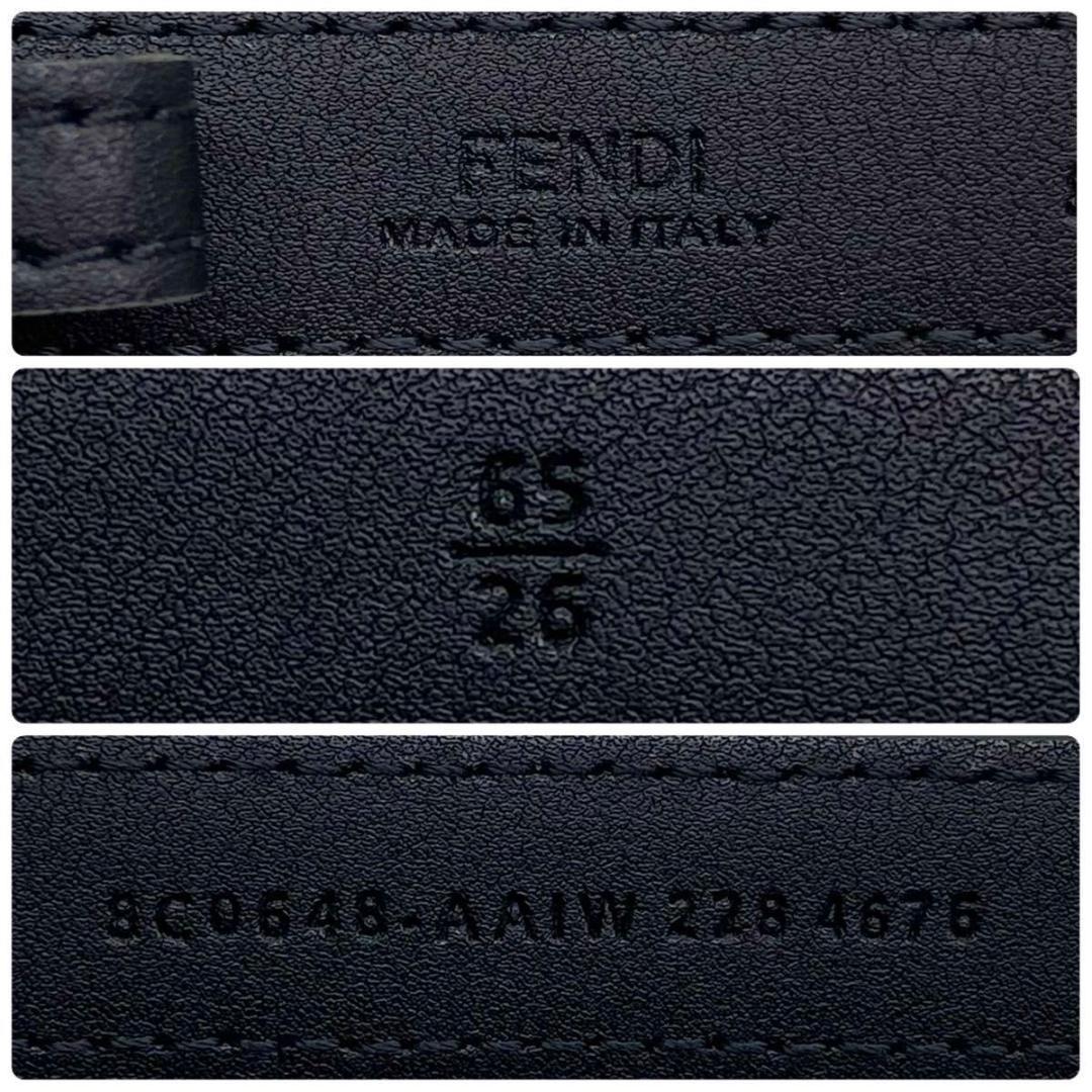 極美品 FENDI フェンディ ベルト ズッカ ゴールド金具 保存袋付き