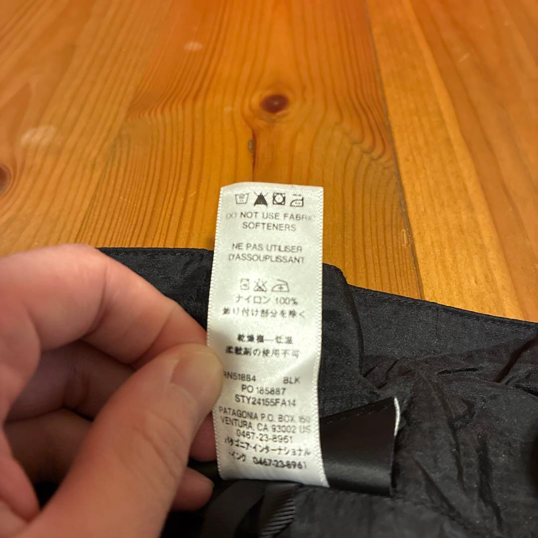patagonia フーディニプルオーバー ナイロンジャケット　ブラック