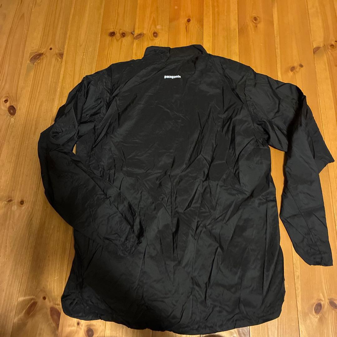 patagonia フーディニプルオーバー ナイロンジャケット　ブラック