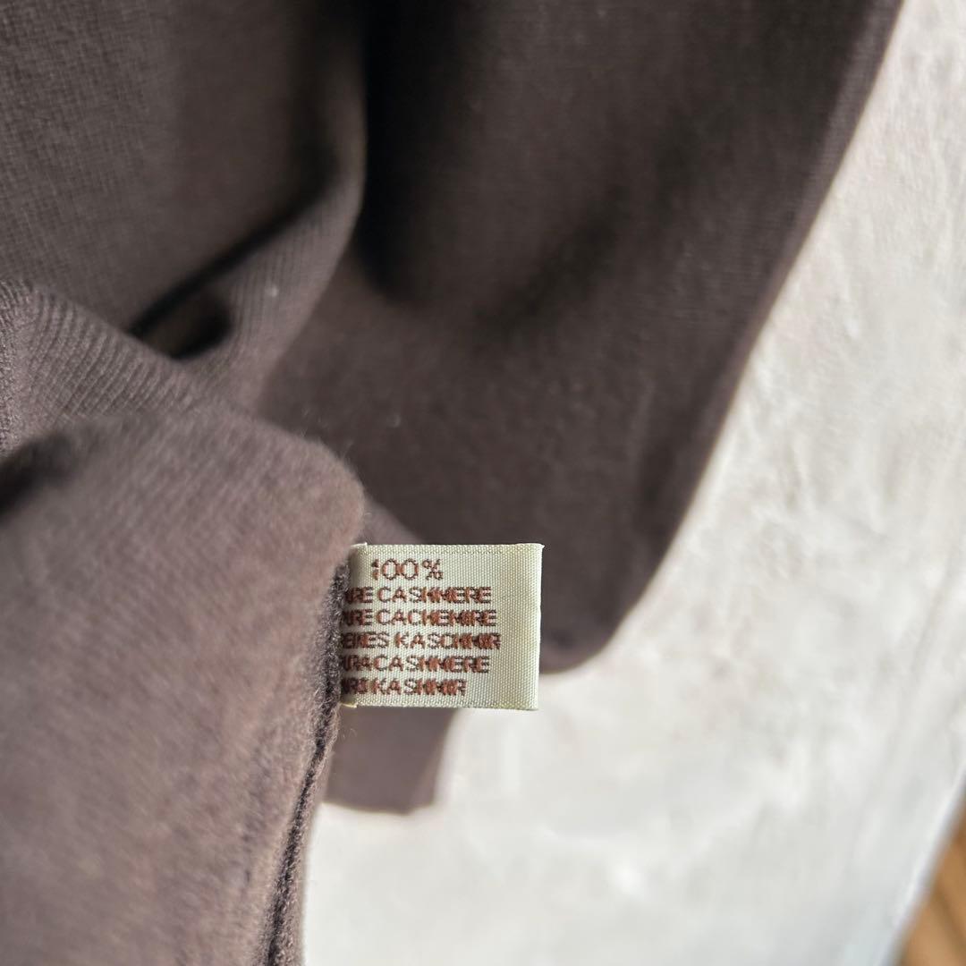 極美 スコットランド製 DRAKES カシミヤ ニットベスト 38 ドレイクス