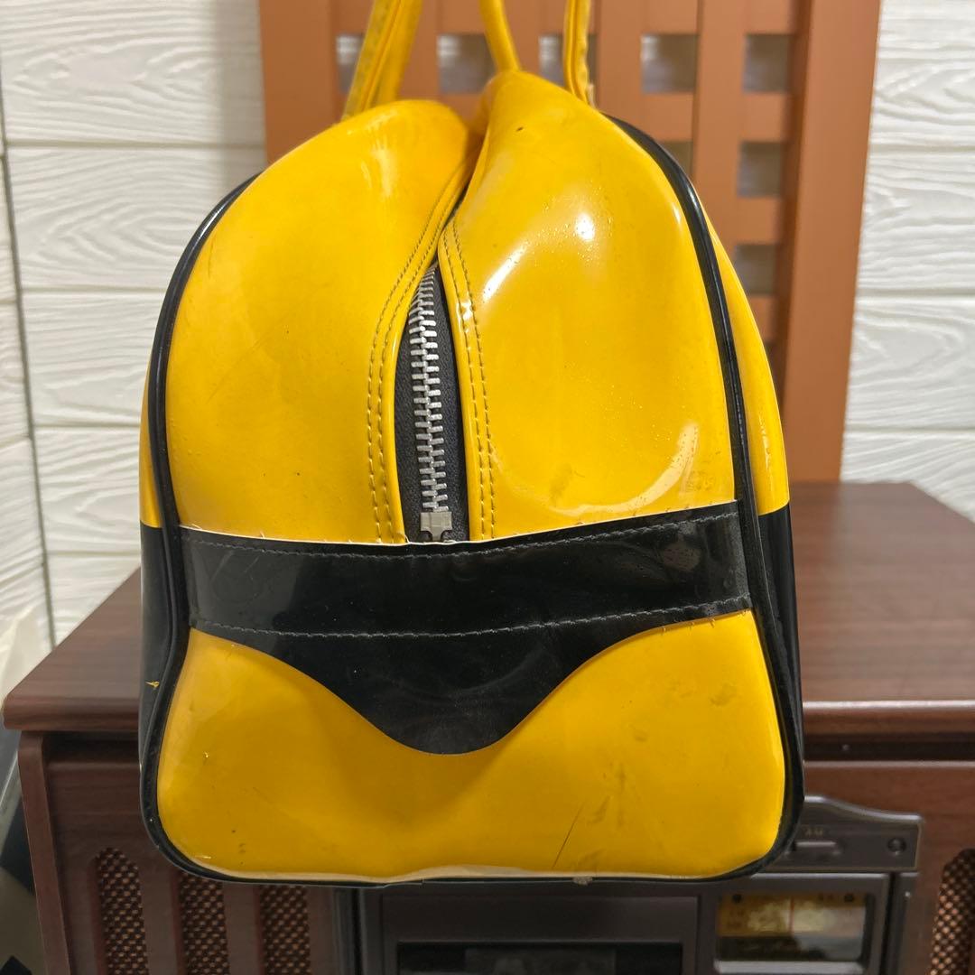 コンバース80sボストンバッグ　ヴィンテージ　イエロー　ビンテージ