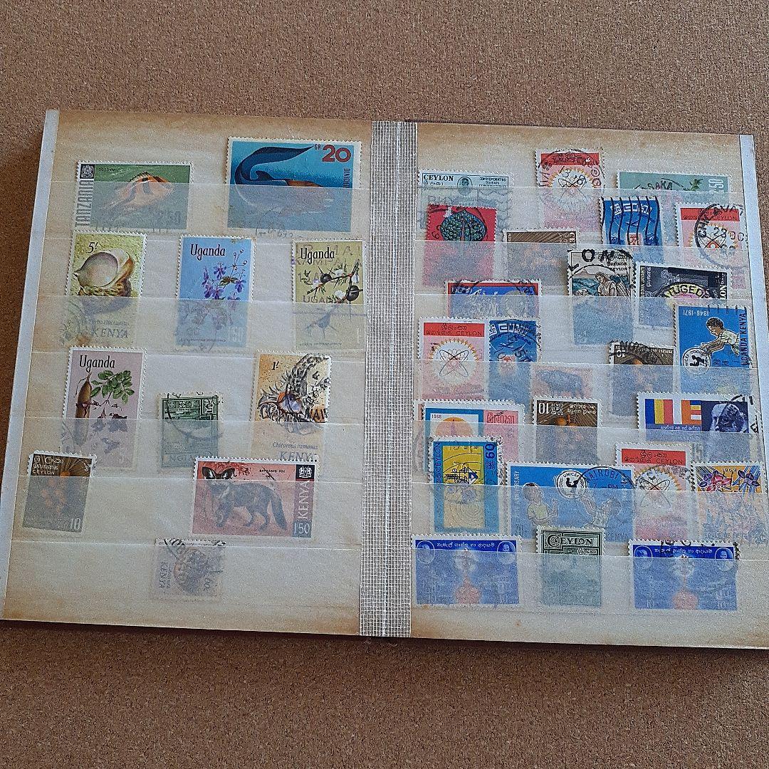 切手コレクション　タンザニア、ケニア、ウガンダ、ミャンマー等未使用・使用済混在