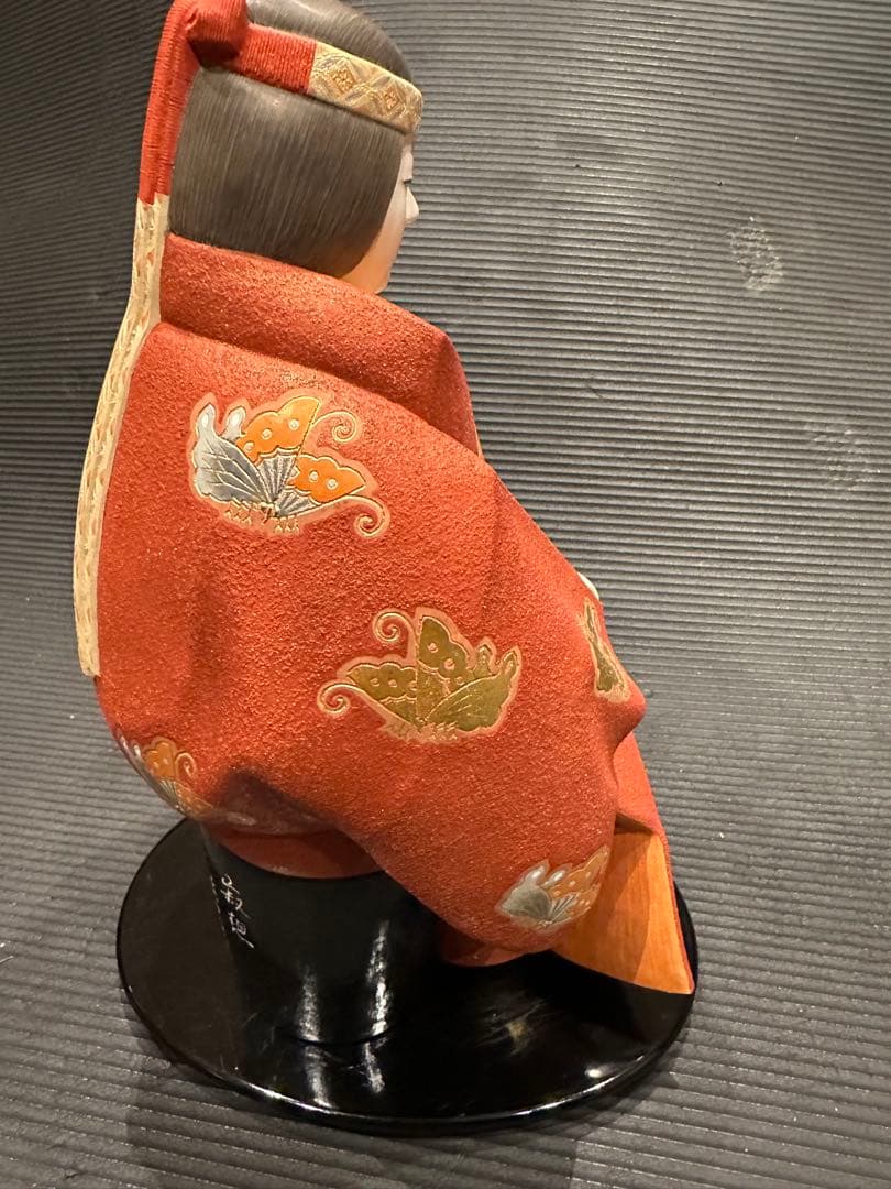 博多人形 国指定卓越技能者 無形文化財保持者 宗田源造 作 寂想 日本人形 能