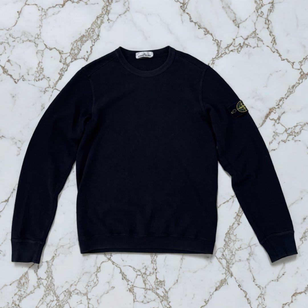 【大人気サイズ❗️】stone  スウェットトレーナー　ブラック　L