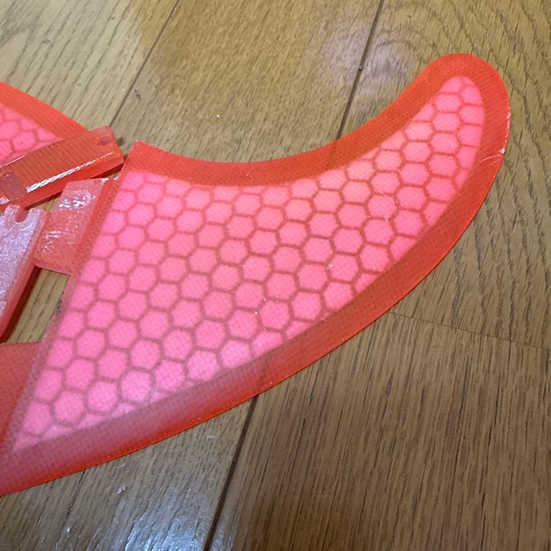 ピンク サーフボードフィン 2枚セット　fcs2