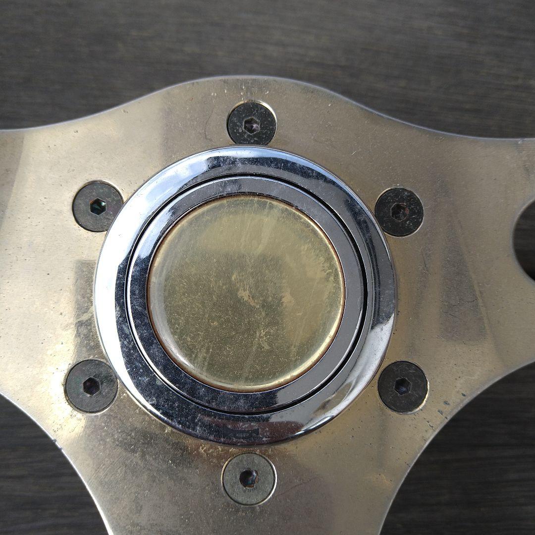 ウッドステアリング OBA オバ 当時物 街道レーサー