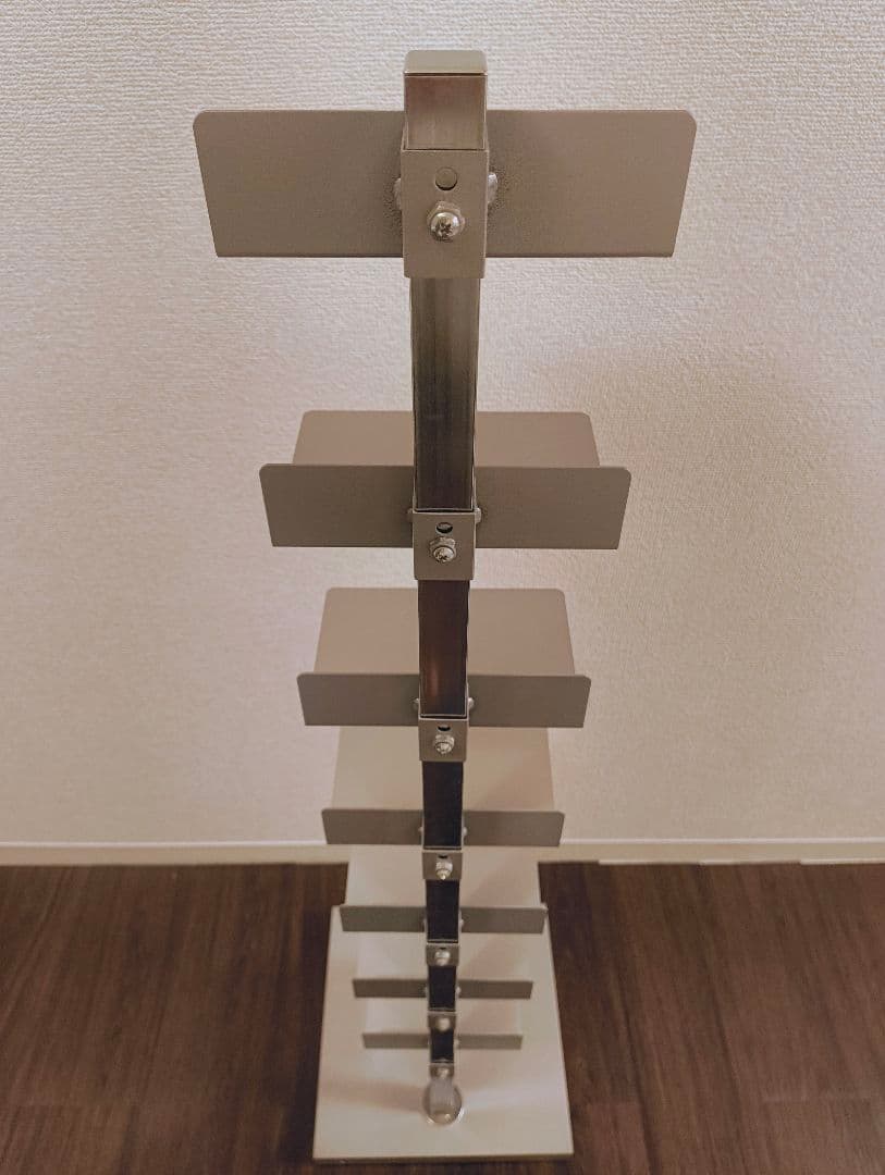 ブックタワー 隠しキャスター付き ハイタイプ 8段