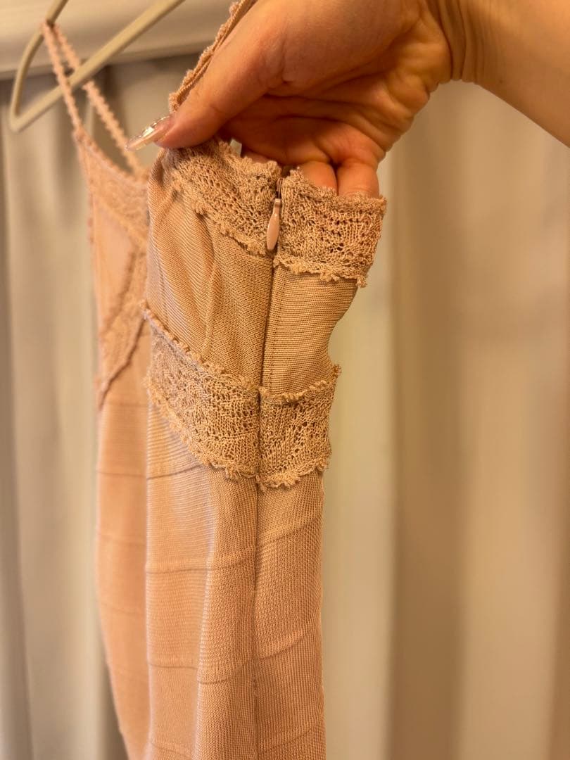 シャネル　フレア　レース　キャミソール