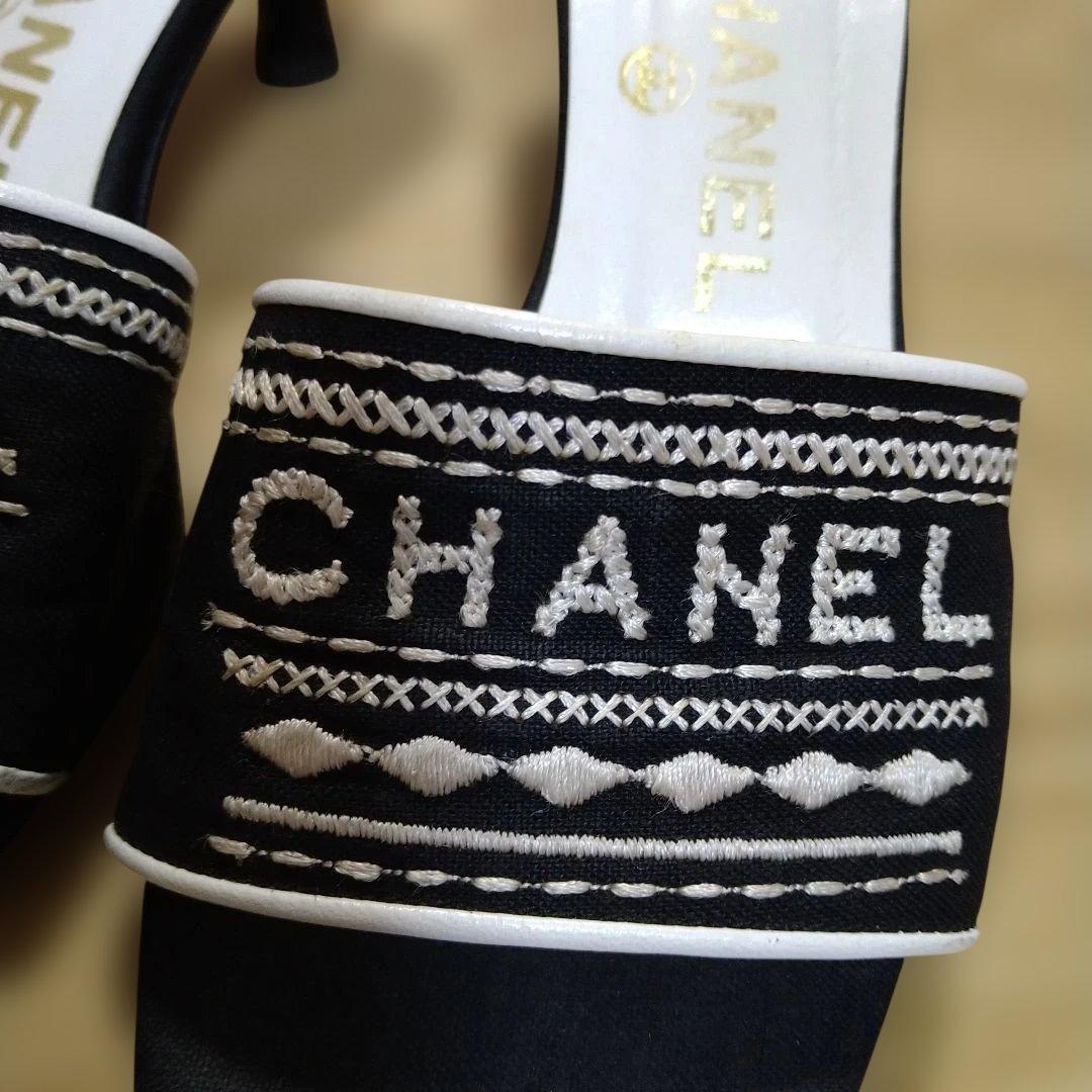 確実正規品！レア　シャネルミュール　シャネルサンダル　シャネル靴　CHANEL